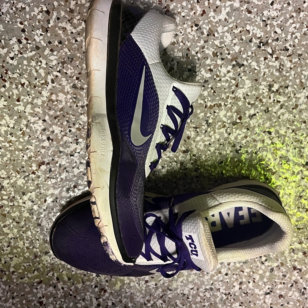 TCU Nike shoes.